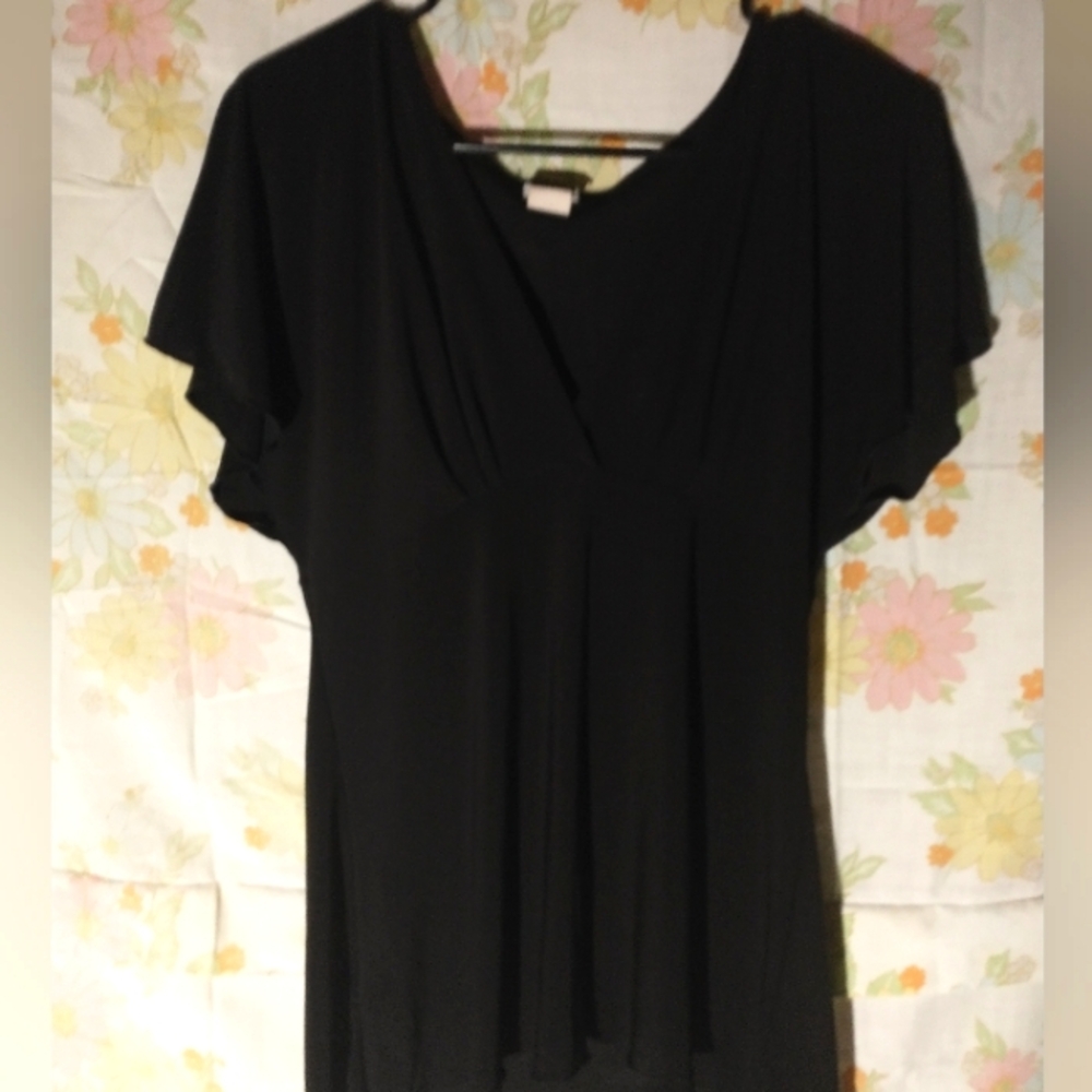 Ladies Medium Dynamite Black Blouse